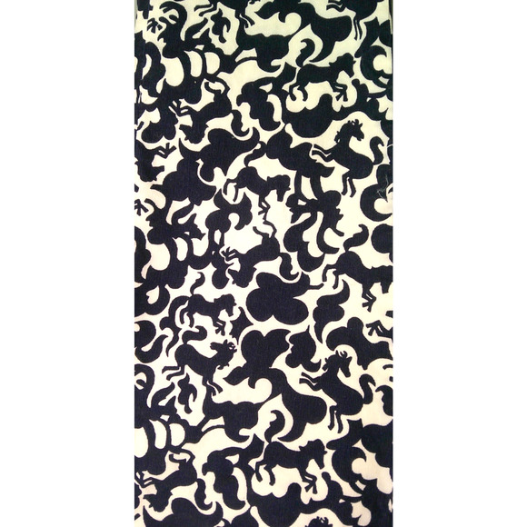 Lilly Pulitzer Palm Beach Fit Women' 4 Navy White Horse of Course Corduroy Capri - Picture 3 of 8